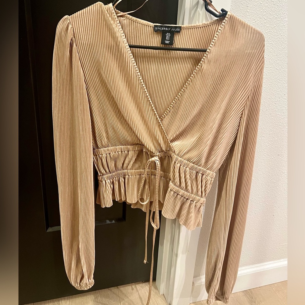 Pleated Blouse
